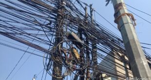 Akhirnya! Penampakan Kabel Semrawut Jabodetabek yang Bikin Lega