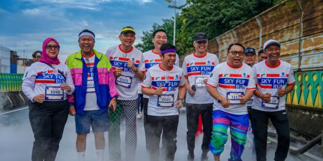 Jakarta Sky Fun Run 2025, Lari Seru di Atas Ketinggian Koridor 13 Transjakarta!
