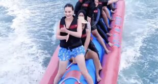 Luna Maya Joget Gemoy di Banana Boat, Ikutan Tren Bocah, Asyiknya!