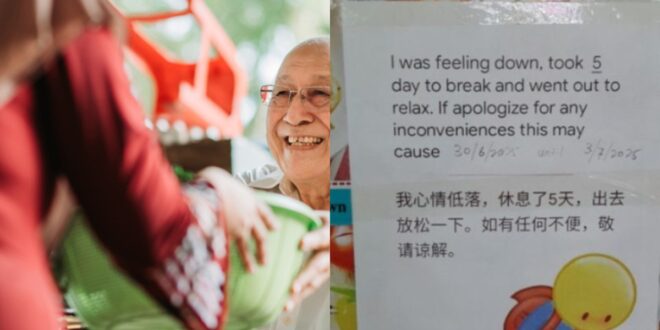 Saat Sedih Melanda, Nenek Ini Pilih Lakukan Hal Manis Ini daripada Jualan